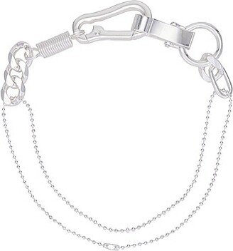 Hank Hardware Choker in Metallic Silver