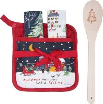 Xmas Memories Potholder Gift Set