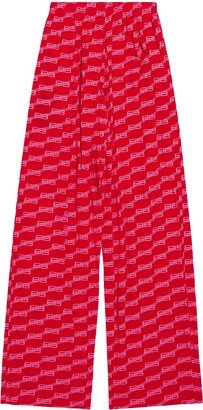 BB Monogram Pyjama silk trousers