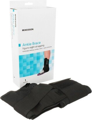 McKesson Black Ankle Brace Medium 12-13 Ankle Circumf. Lace-Up for the Foot 155-81-97045