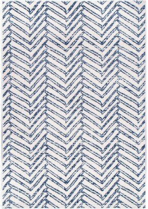 Rosanne RZBD94A Blue 4' x 6' Area Rug