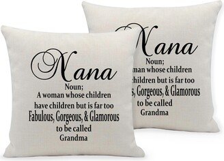 Nana Definition/Free Shipping/Nana Noun/Mimi Definition/Mother's Day Gift/Gift For Nana/Gift Mimi/Throw Pillow/Babcia/Christmas Gift