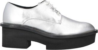 Lace-up Shoes Silver-AE