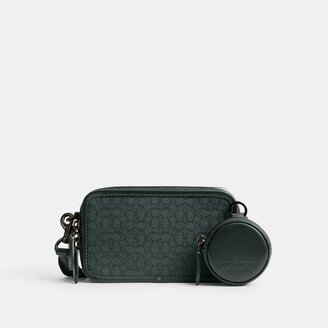 Charter Slim Crossbody In Micro Signature Jacquard