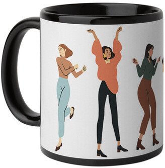 Mugs: Dancing Queens Mug, Black, 11Oz, Multicolor