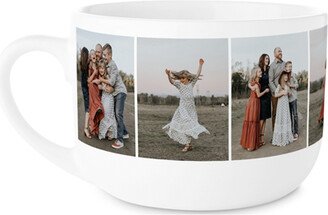 Mugs: Gallery Of Eight Portrait Latte Mug, White, 25Oz, Multicolor