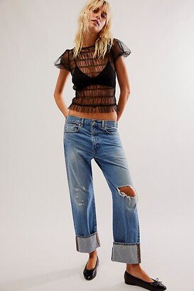 Lucy Cuffed Boyfriend Jeans by at Free People