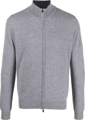 Wool Zip-Up Jumper