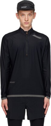 Black Windbreaker Sweater