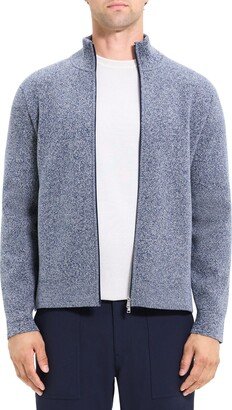 Walton Marl Cotton Zip-Up Sweater