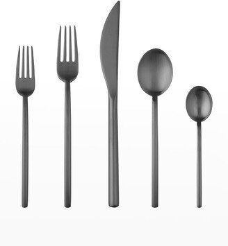 Oro Nero Due 5-Piece Flatware Set