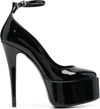 150mm Patent-Leather Platform Pumps