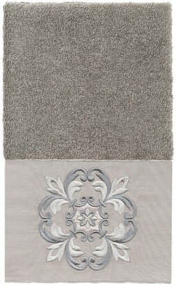 Alyssa Embellished Hand Towel - Dark Gray