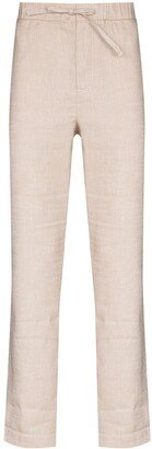 Oscar drawstring chino trousers