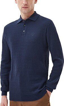 Thornbury Long Sleeve Knit Polo Shirt