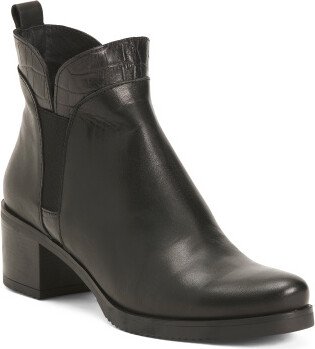 Leather Chelsea Booties for Women-AG