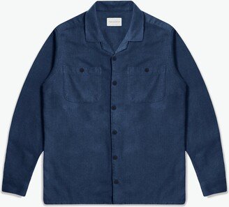 Far Afield Hiro Shirt - Insignia Blue Corduroy