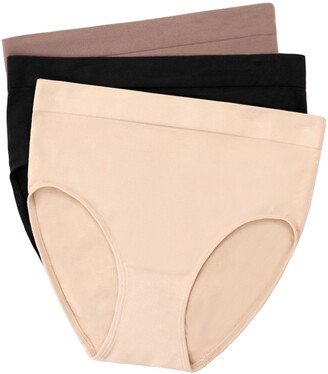 B Smooth Assorted 3-Pack High Cut Briefs