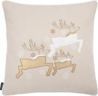 Winter Reindeer Pillow