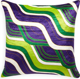 Milano Emerald/Purple Mod Tide Pillow