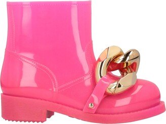 Ankle Boots Fuchsia-AB