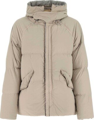 Hooded Long-Sleeved Padded Jacket