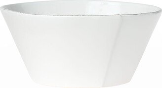 Lastra Large Stacking Serving Bowl, White