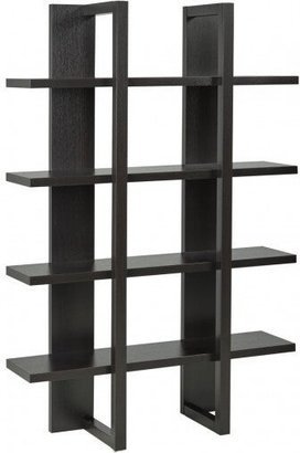 Brassex 4-Tier Display Shelf, Dark Cherry