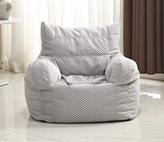 Milton Greens Stars Small Diamond-Weave Arm Chair Bean Bag