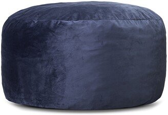 Ava 4Ft. Velvet Foam Bean Bag Chair-AA