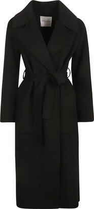 Ermanno Firenze Tie-waist Plain Trench