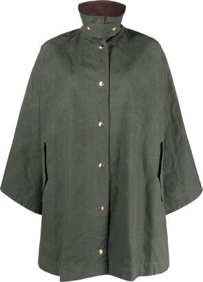 Cora high-neck raincoat