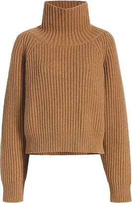 Lanzino Cashmere Rib-Knit Sweater