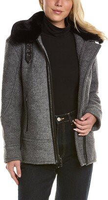 New York Wool-Blend Coat