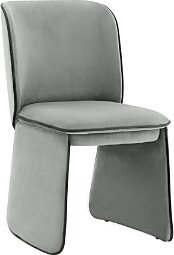 Kinsley Gray Velvet Dining Chair