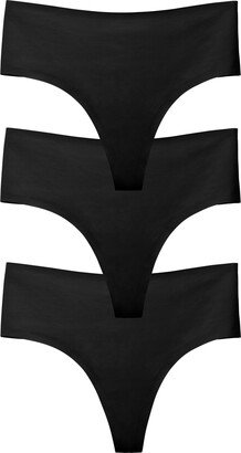 EBY Assorted 3-Pack High Waist Thongs