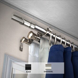 InStyleDesign Barra Triple Curtain Rod 13/16 inch dia.