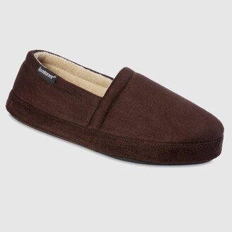 Iotoner Men' Microuede Round Eential Cloed Back Slipper - Dark Brown XL