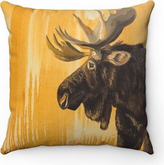 Moose Decorative Throw Pillow, Small Little Luxuries. Best Selling Item, Weird Stuff. Cozy Unique Pillow
