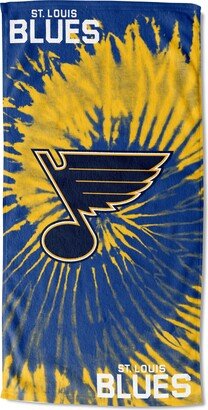 The Northwest Group, LLC NHL 720 Blues Pyschedelic Beach Towel - 30x60