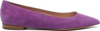 Poined-Toe Flat Ballerina Shoes