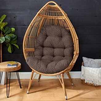 Humble + Haute Indoor Soft Chunky Corduroy Egg Chair Cushion