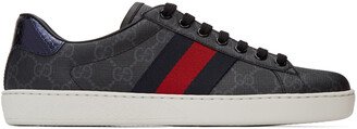 Black GG Ace Sneakers