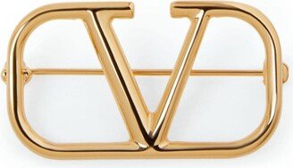 VLogo Signature brooch