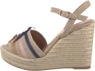 Canvas Striped Espadrilles-AA