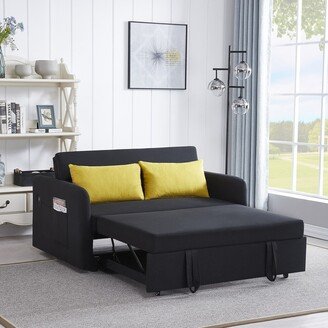 Calnod Twins Pull out Sofa Bed Fabric Sleeper Sofa Modern Convertible Folding Sofa