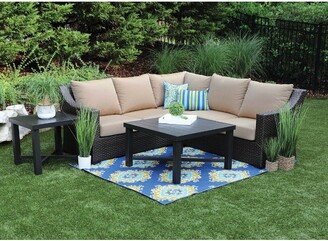 Birch 5pc Sunbrella Sectional Set Tan - Canopy Home and Garden