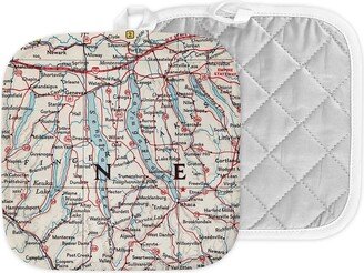 Finger Lakes Map Hot Pad - Pot Holder Gift Kitchen