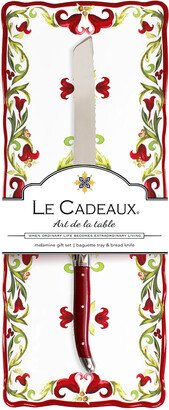 Le Cadeaux Vischio Baguette Tray Gift Set