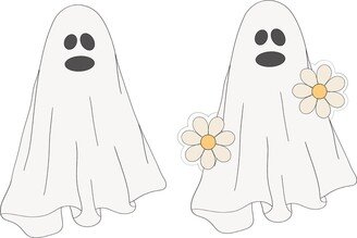 Sheet Ghost With Or Without Daisies Cookie Cutter
